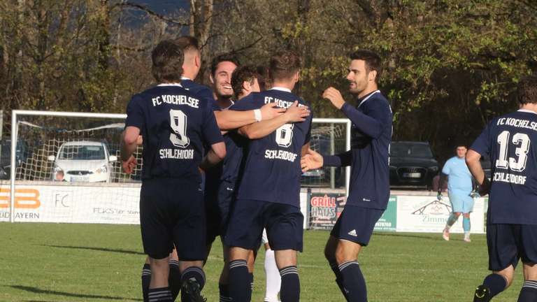 Die Freude währte nicht lange: Schlehdorf verspielt noch eine 3:1-Führung und Platz zwei. Foto: kögl © kögl